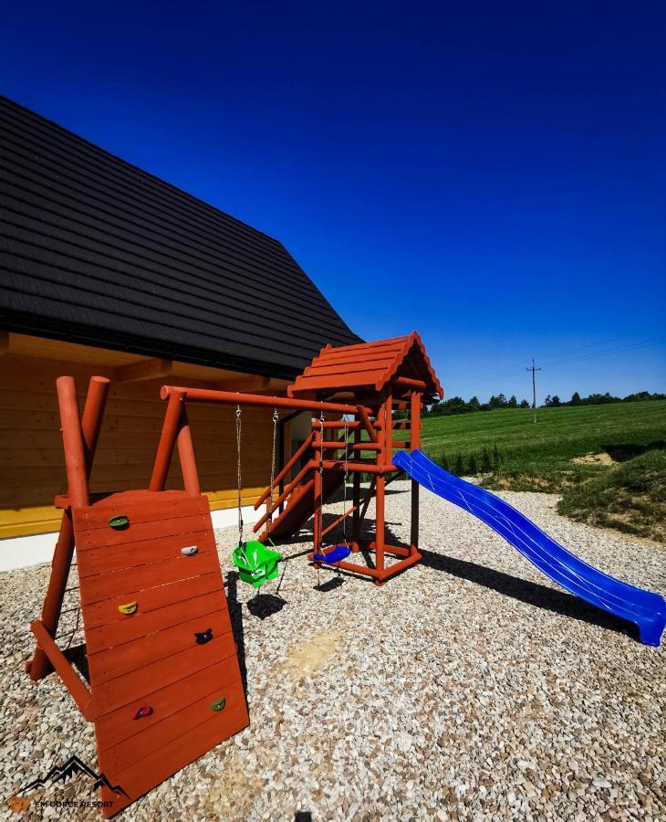 Em Gorce Resort Domki Z Sauna I Jacuzzi Waksmund Luaran gambar