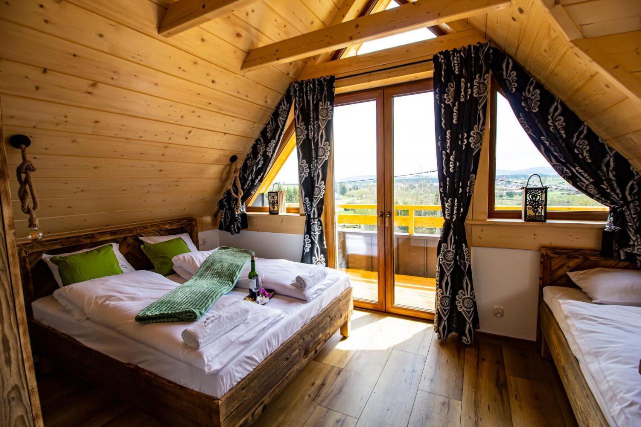 Em Gorce Resort Domki Z Sauna I Jacuzzi Waksmund Luaran gambar