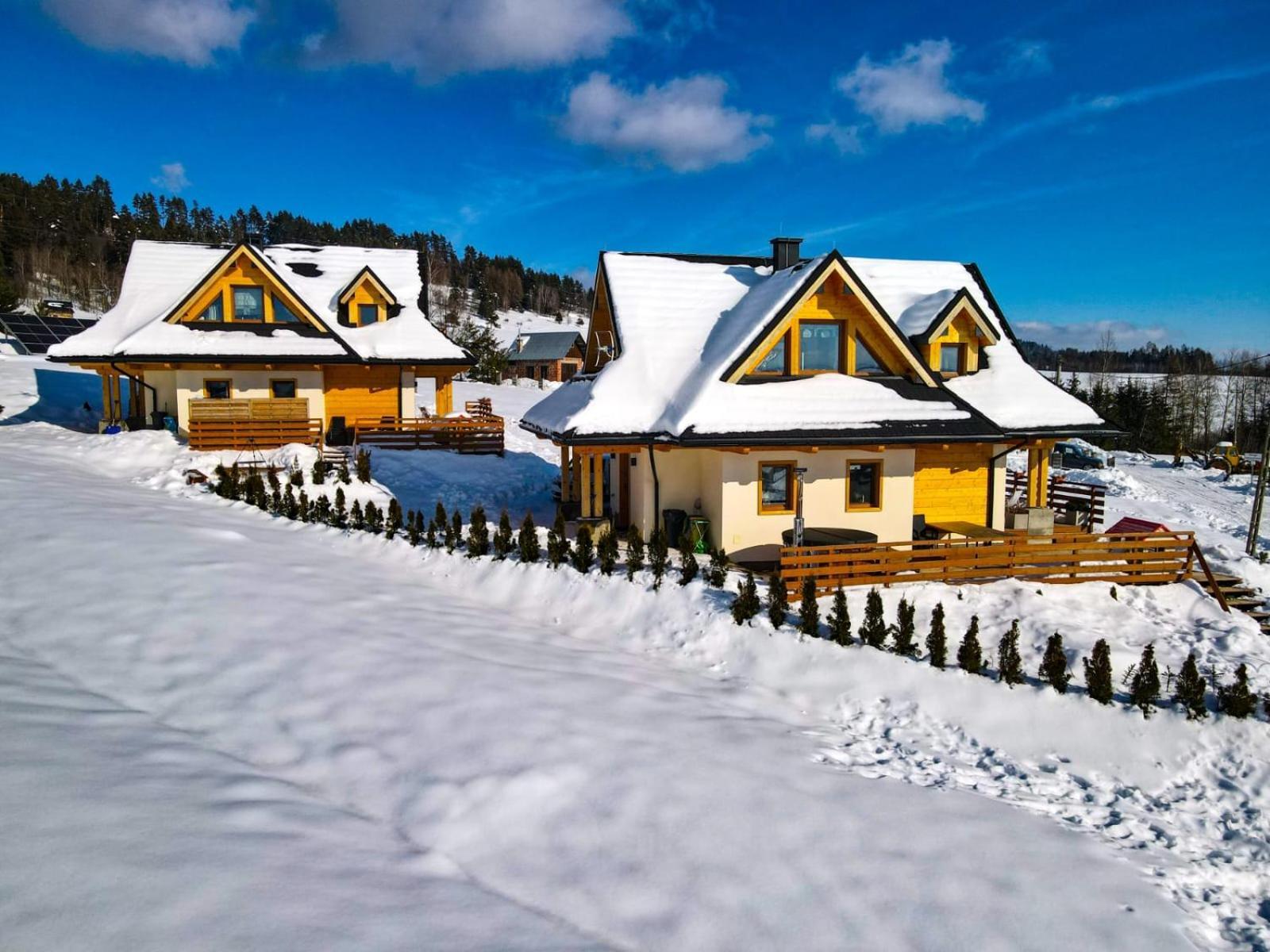 Em Gorce Resort Domki Z Sauna I Jacuzzi Waksmund Luaran gambar